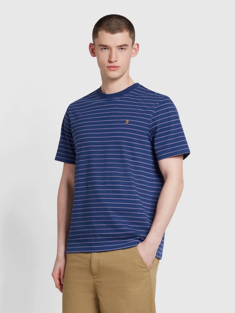 Farah Farah T-Shirt Ριγέ Modern Fit