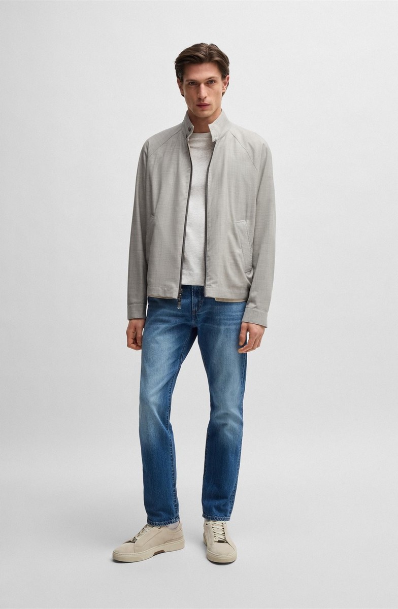 Boss Ανδρικό T-shirt L-Tesar 14 Regular Fit Από Mercerized Βαμβάκι φωτογραφία