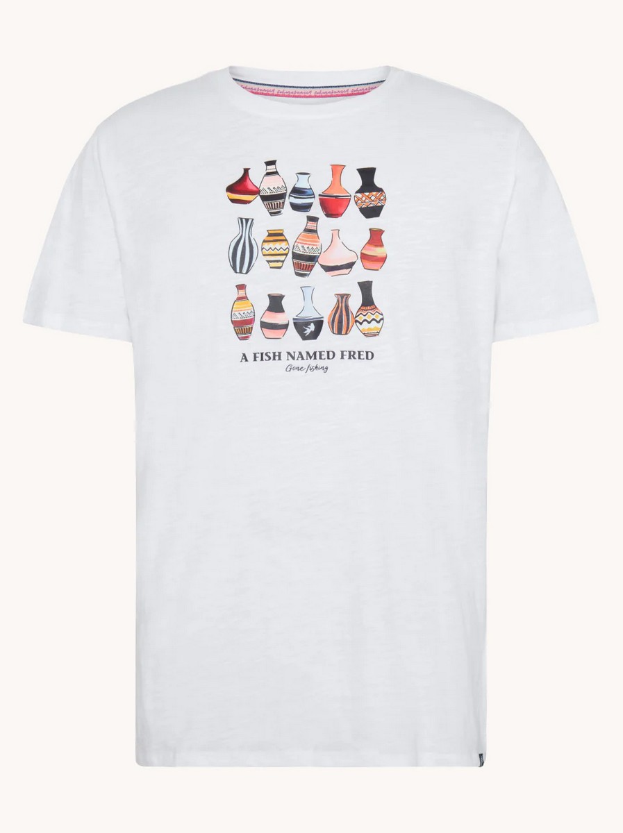 A Fish named Fred A Fish named Fred Ανδρικό T-Shirt από Οργανικό Βαμβάκι Regular Fit