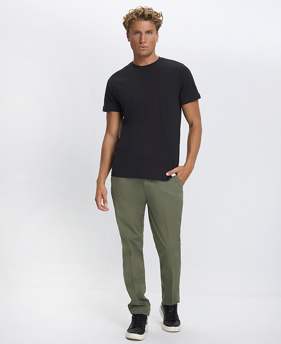 Ανδρικό T-Shirt Regular Fit Βαμβακερό Με Στρογγυλή Λαιμόκοψη φωτογραφία