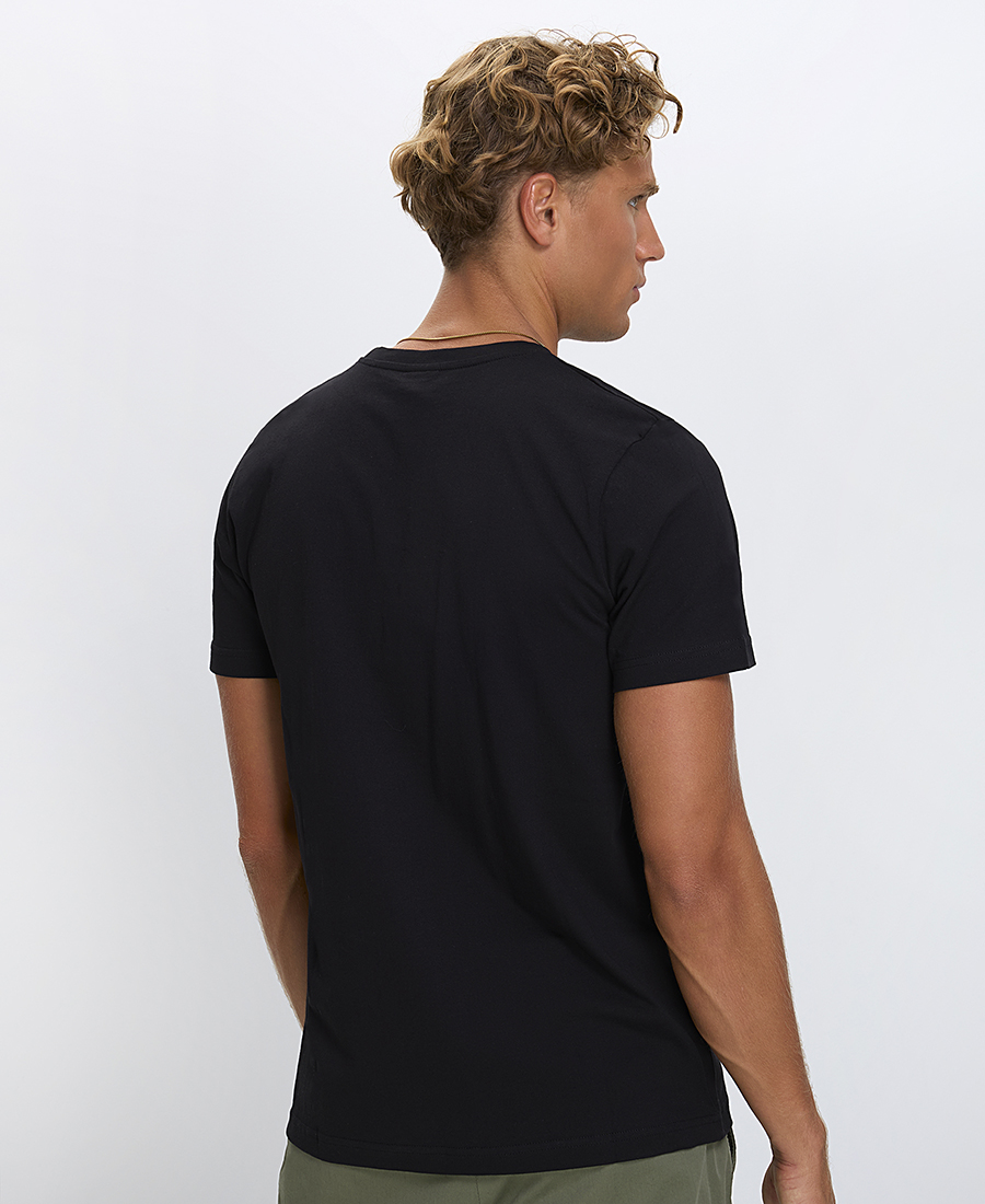 Ανδρικό T-Shirt Regular Fit Βαμβακερό Με Στρογγυλή Λαιμόκοψη φωτογραφία