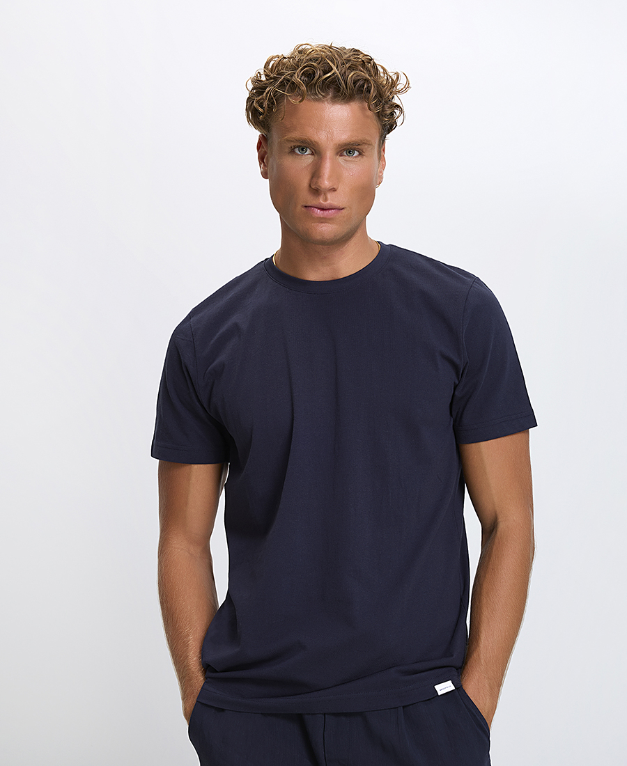 Basefield Ανδρικό T-Shirt Regular Fit Βαμβακερό Με Στρογγυλή Λαιμόκοψη