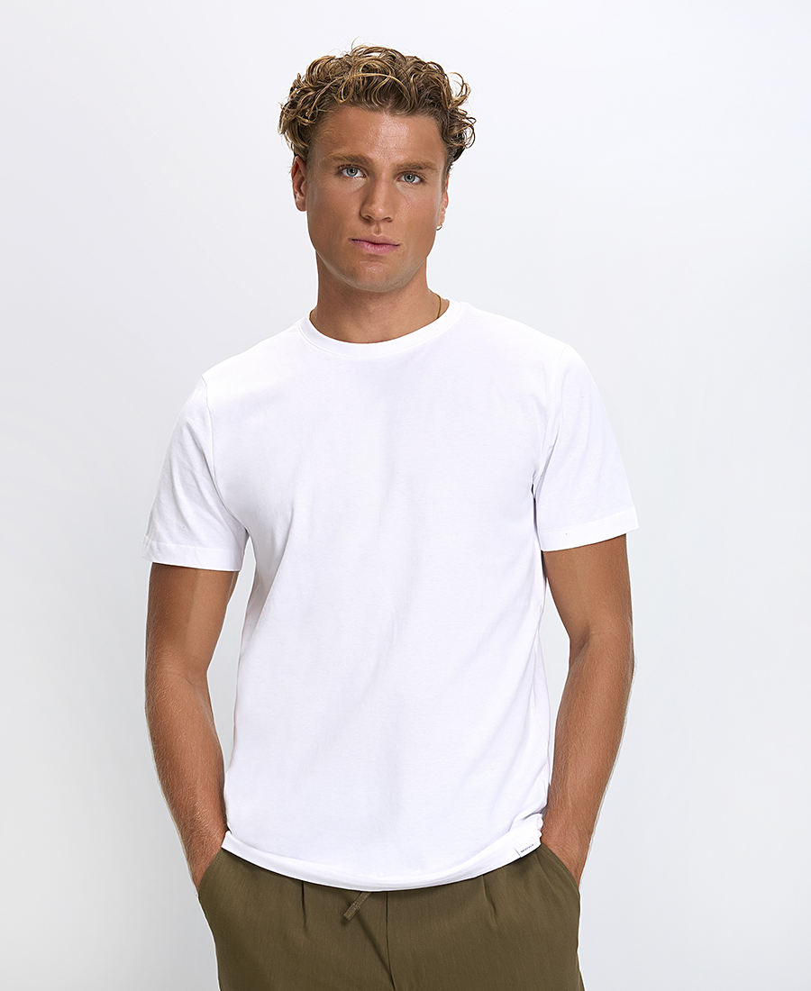 Basefield Ανδρικό T-Shirt Regular Fit Βαμβακερό Με Στρογγυλή Λαιμόκοψη