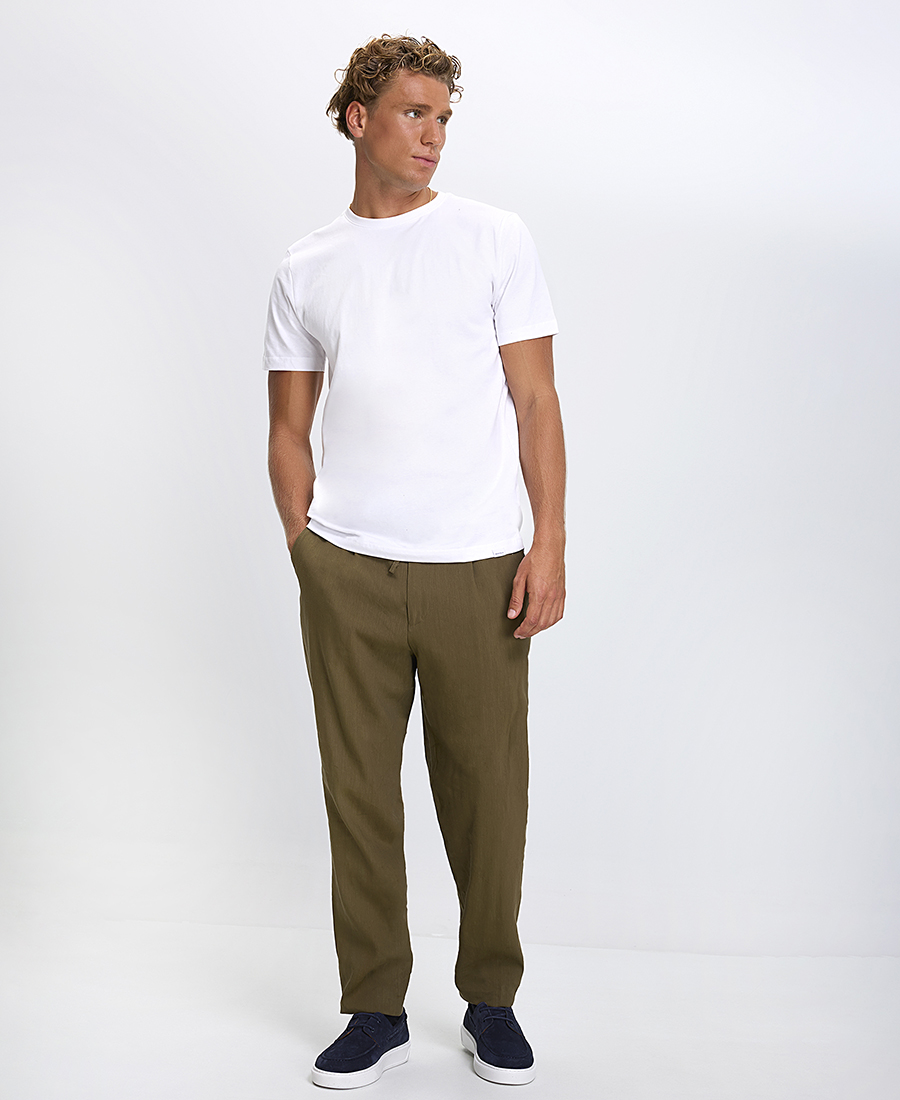 Ανδρικό T-Shirt Regular Fit Βαμβακερό Με Στρογγυλή Λαιμόκοψη φωτογραφία