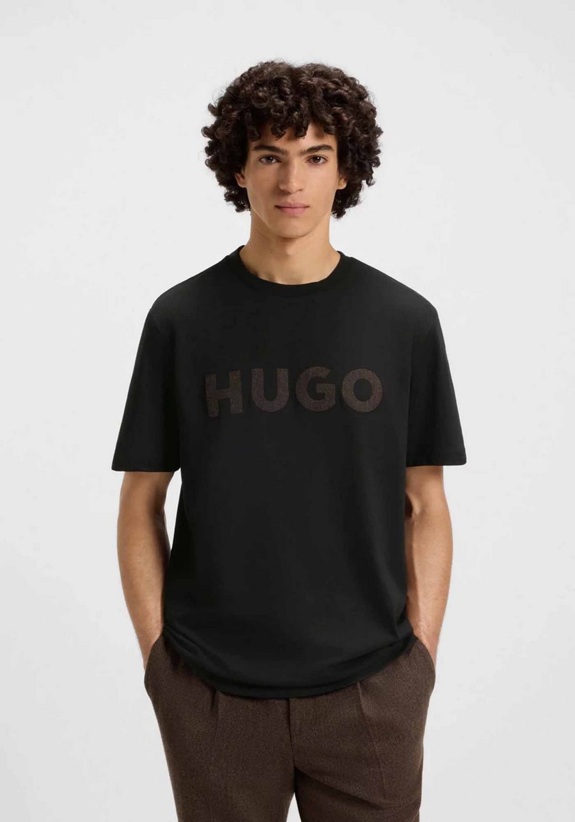 Hugo Hugo Ανδρικό T-shirt Βαμβακερό με Logo Regular Fit