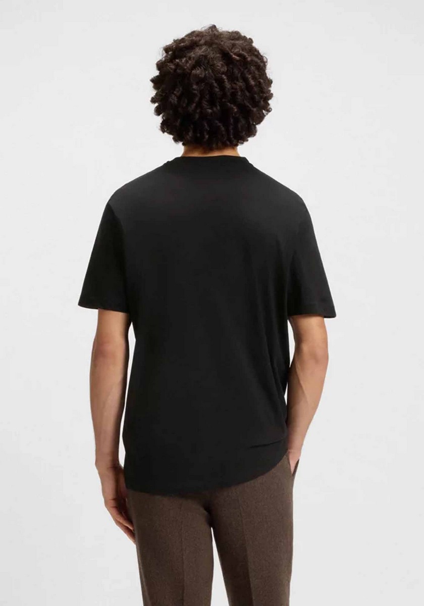 Hugo Ανδρικό T-shirt Βαμβακερό με Logo Regular Fit φωτογραφία