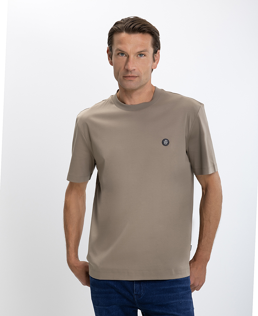 Boss Boss Ανδρικό T-shirt Regular Fit Βαμβακερό