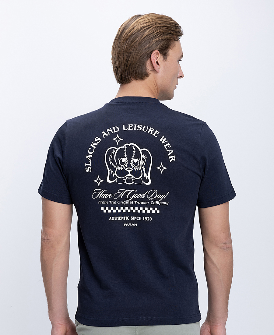 Farah Ανδρικό T-Shirt Βαμβακερό Με Graphic Print