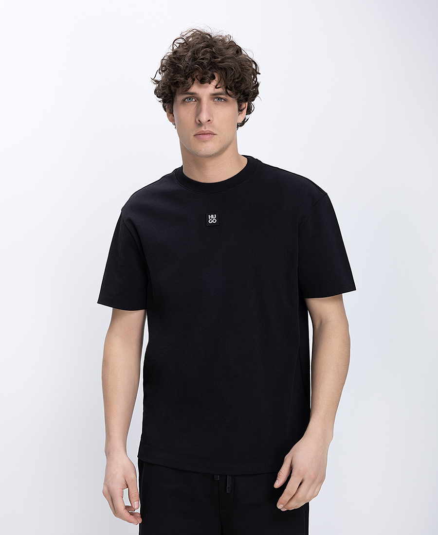 Hugo Ανδρικό T-Shirt Βαμβακερό Με Logo Print Slim Fit