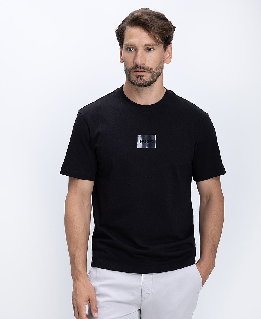 Hugo Ανδρικό T Shirt Relaxed Fit Με Logo Patch Στο Στήθος