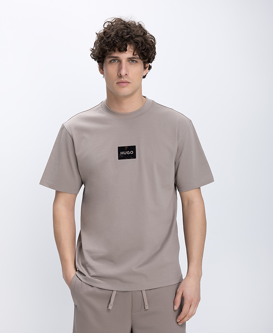 Hugo Ανδρικό T Shirt Relaxed Fit Με Logo Patch Στο Στήθος