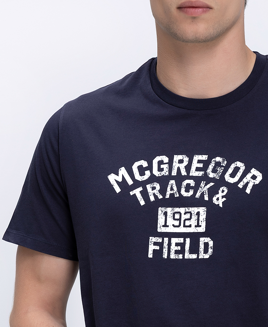 McGregor Ανδρικό T Shirt Regular Fit Με Logo Print Στο Στήθος φωτογραφία