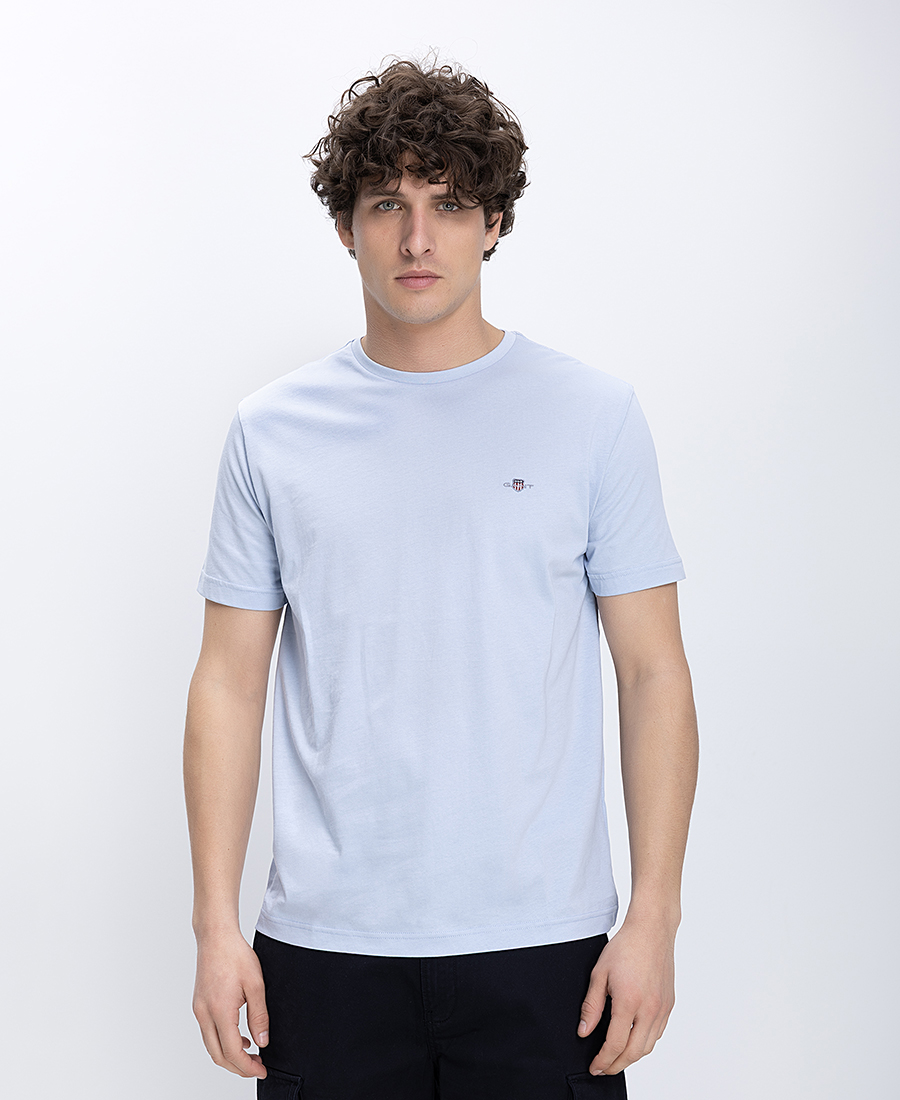 Gant Ανδρικό T Shirt Regular Fit Με Κεντημένο Logo Στο Στήθος