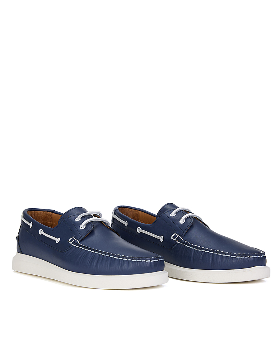 Kaiser Hoff Ανδρικό Boat Shoe Δερμάτινο φωτογραφία