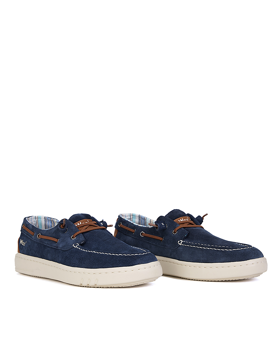 Woz Ανδρικό Boat Shoe Από Μαλακό Σουέτ Δέρμα φωτογραφία