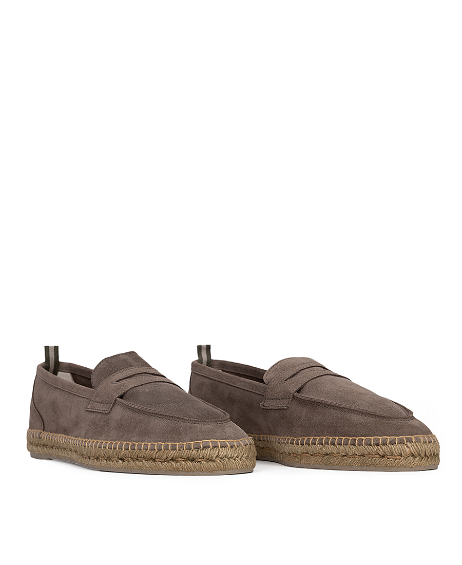 Castaner Ανδρικά Υποδήματα Espadrilles Με Δερμάτινη Υφή Και Rope Σόλα φωτογραφία