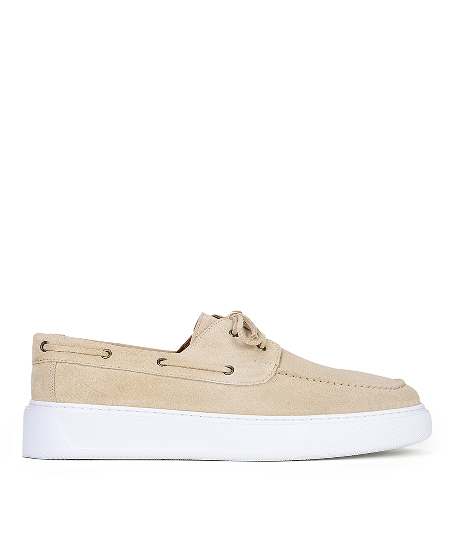 Kaiserhoff Kaiserhoff Ανδρικά Δερμάτινα Boat Shoes Με Contrast Σόλα