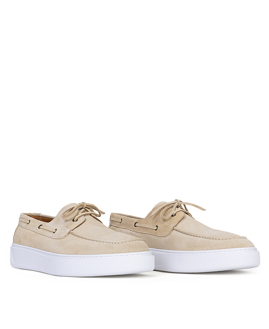 Kaiserhoff Ανδρικά Δερμάτινα Boat Shoes Με Contrast Σόλα φωτογραφία