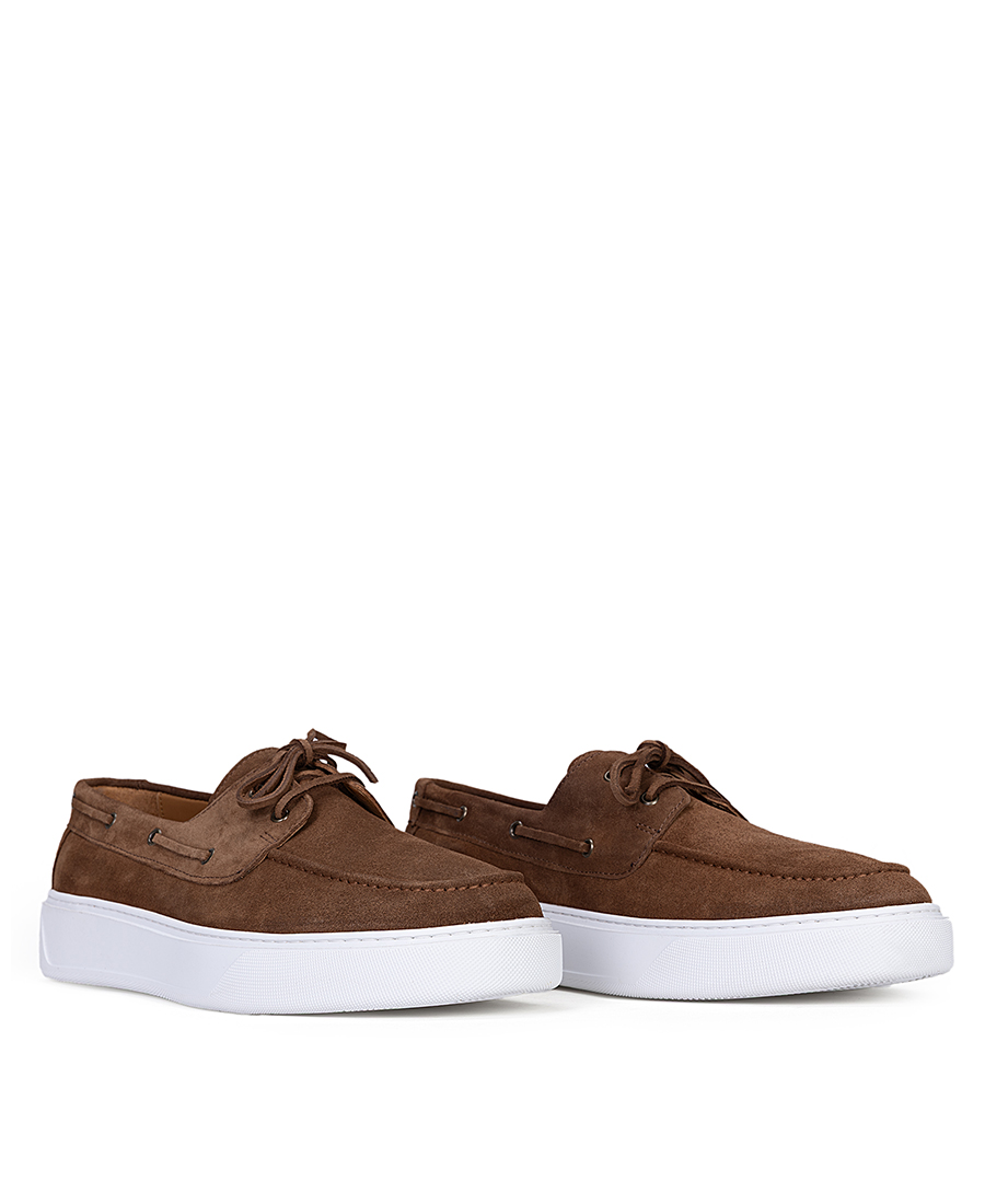 Kaiserhoff Ανδρικά Δερμάτινα Boat Shoes Με Contrast Σόλα φωτογραφία