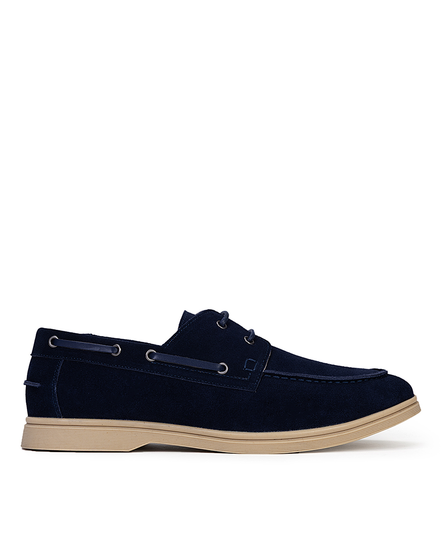 Greenstep Greenstep Ανδρικά Δερμάτινα Boat Shoes Με Contrast Σόλα