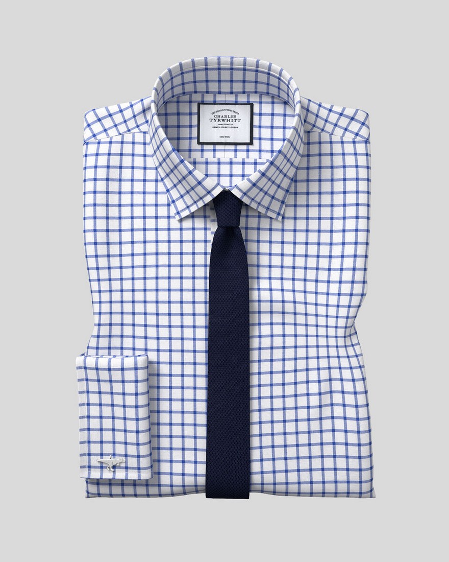 Charles Tyrwhitt Γραβάτα Μεταξωτή Πλεκτή σε Μπλε Ρουά φωτογραφία
