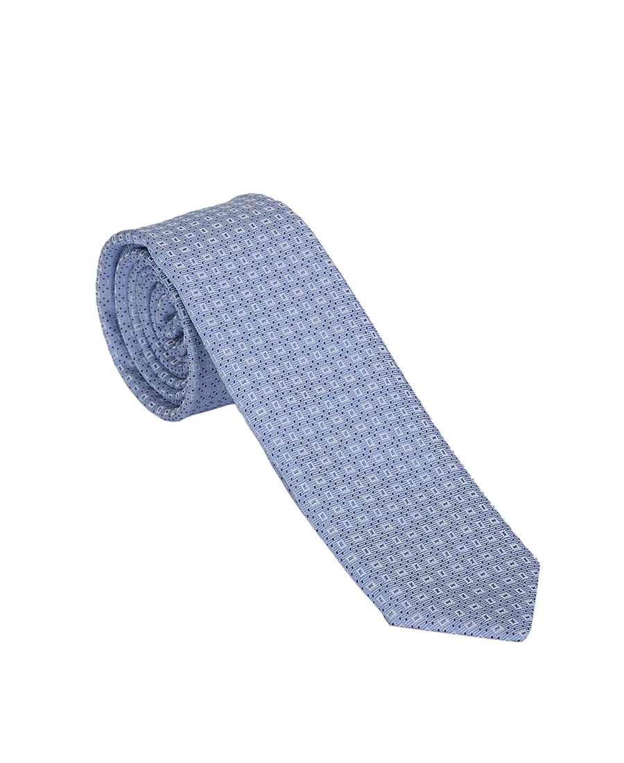 Boss Ανδρική Γραβάτα Κανονική Γραμμή με Jacquard Σχέδιο