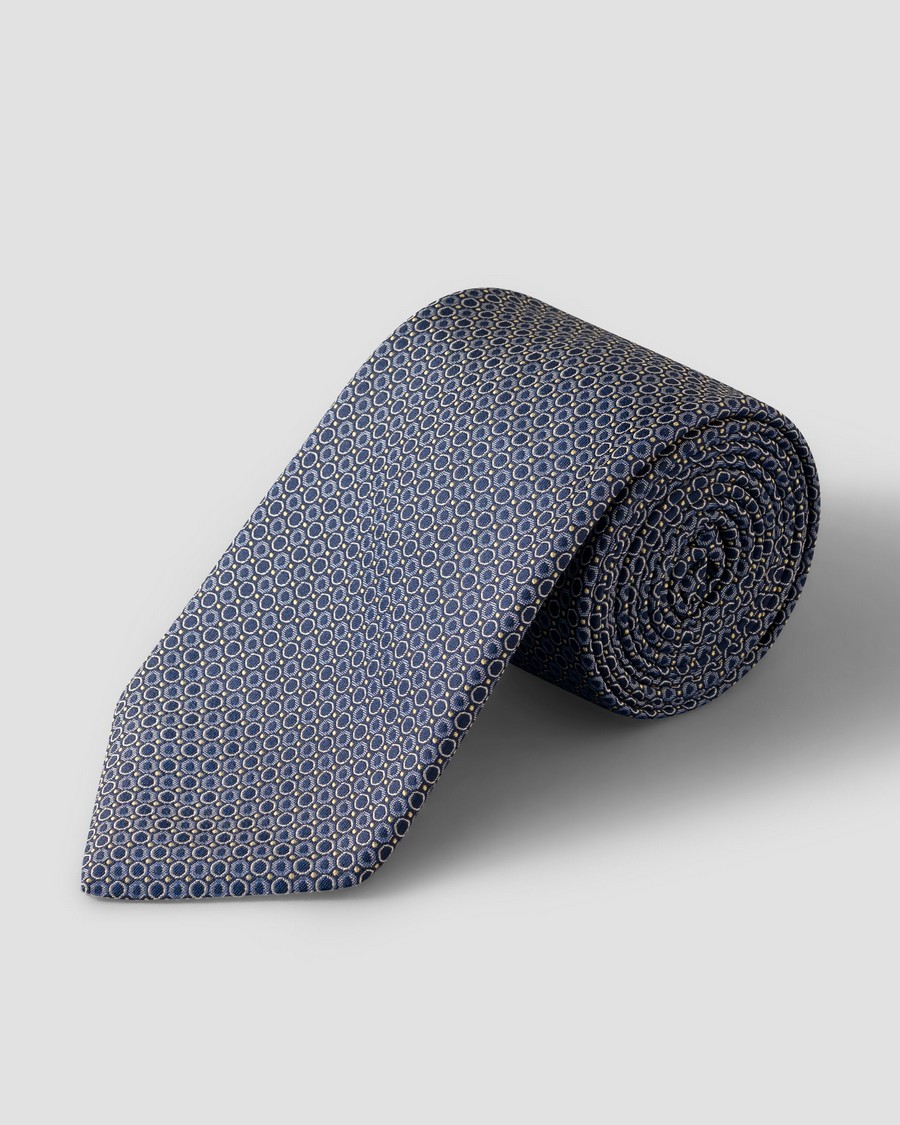 Eton Eton Ανδρική Μεταξωτή Γραβάτα Με Γεωμετρικό Μοτίβο Και Πολυτελή Υφή