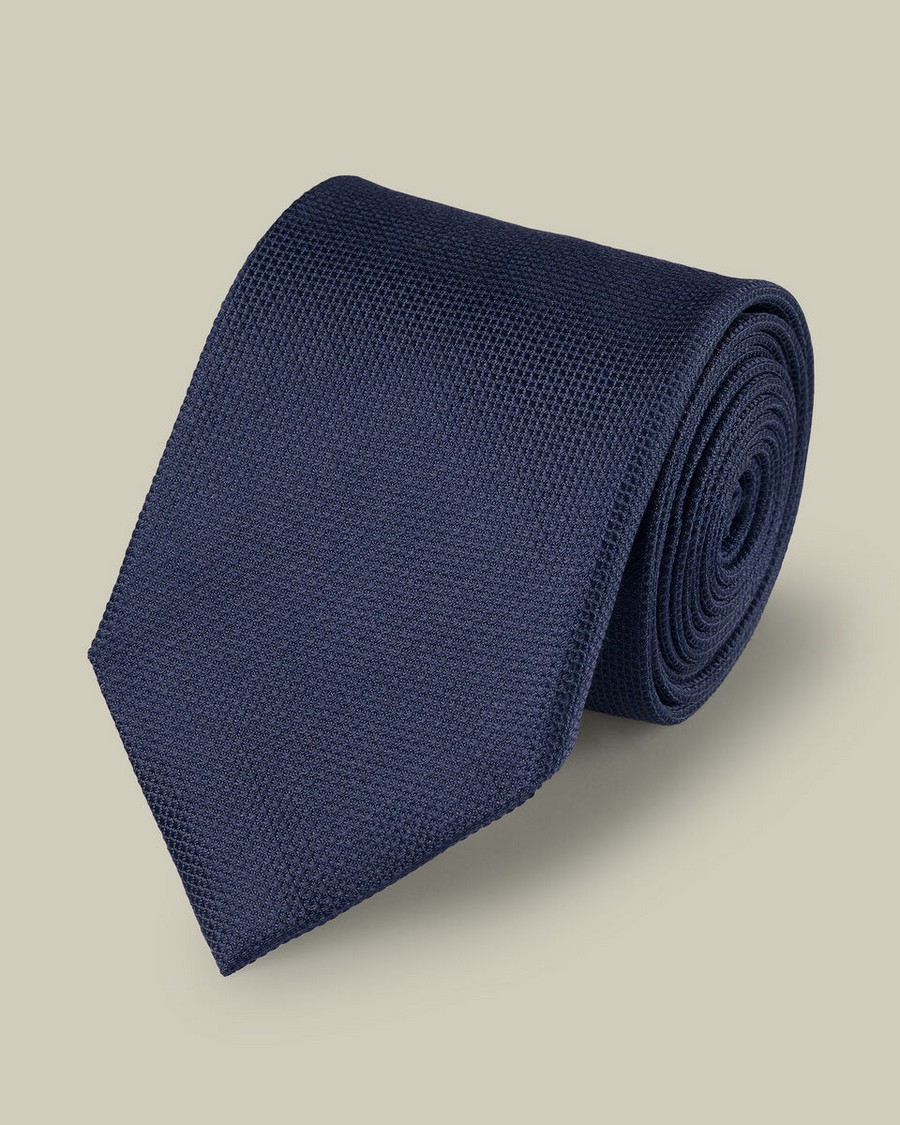 Charles Tyrwhitt Charles Tyrwhitt Ανδρική Γραβάτα από Μετάξι με Ανθεκτικό Φινίρισμα