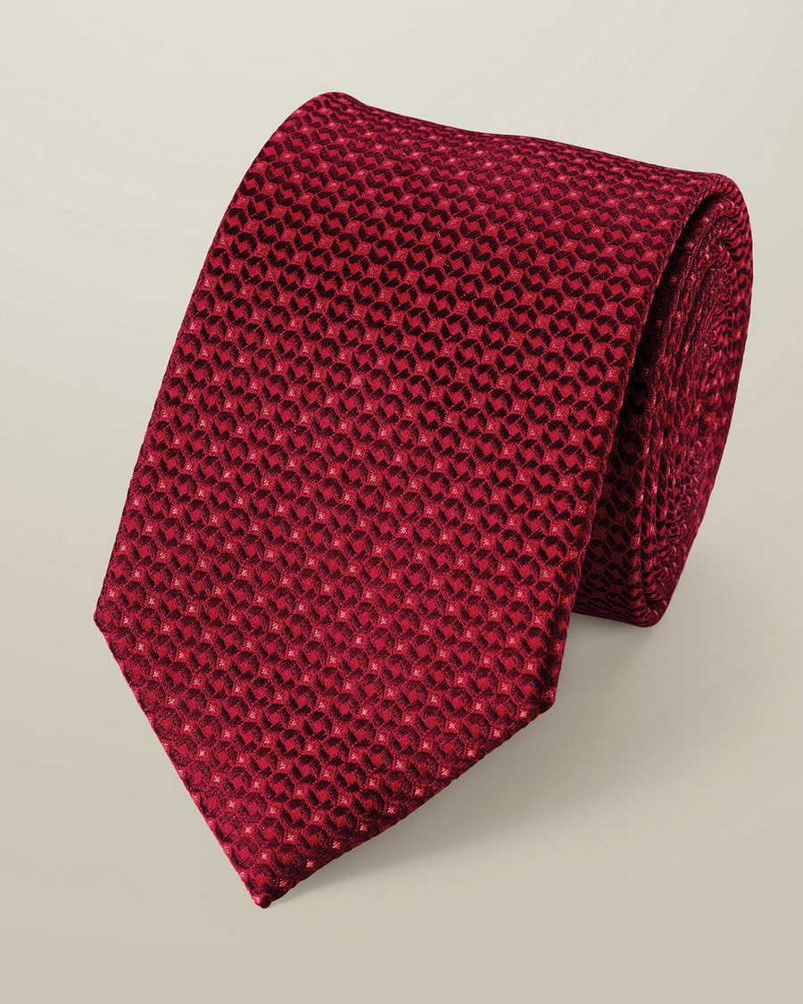 Charles Tyrwhitt Μεταξωτή Γραβάτα Με Stain Resistant Φινίρισμα