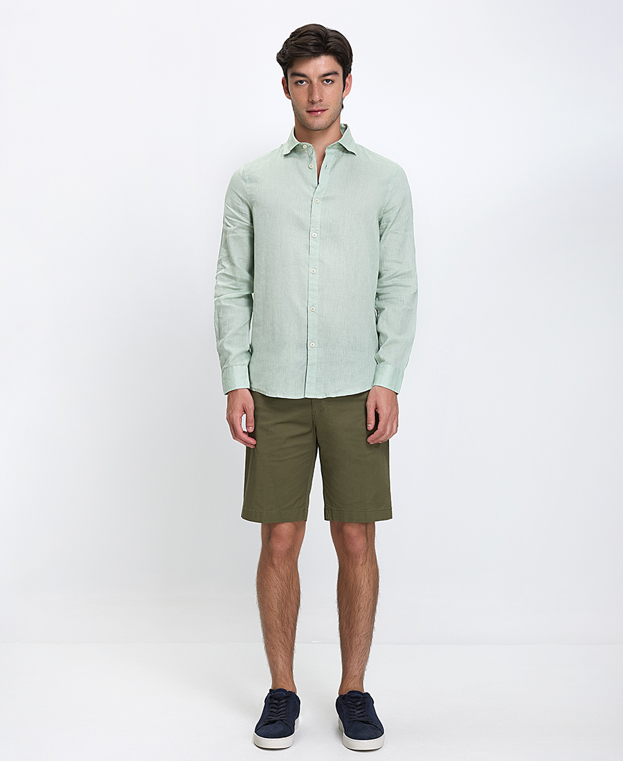 Mark Up Ανδρικό Λινό Πουκάμισο Regular Fit φωτογραφία