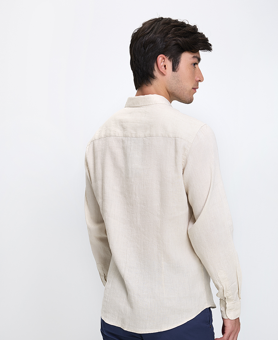 Vardas Ανδρικό Πουκάμισο Regular Fit Λινό φωτογραφία