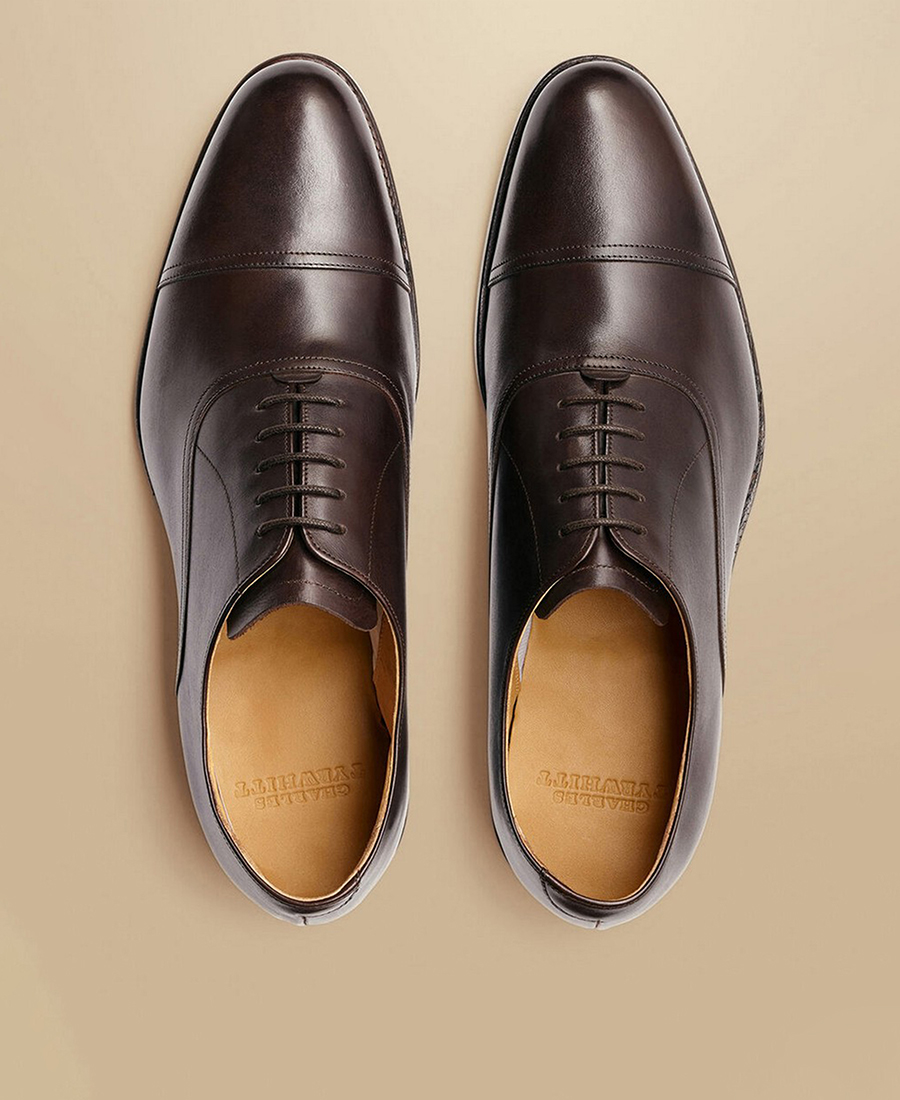 Charles Tyrwhitt Ανδρικά Δερμάτινα Παπούτσια Oxford φωτογραφία