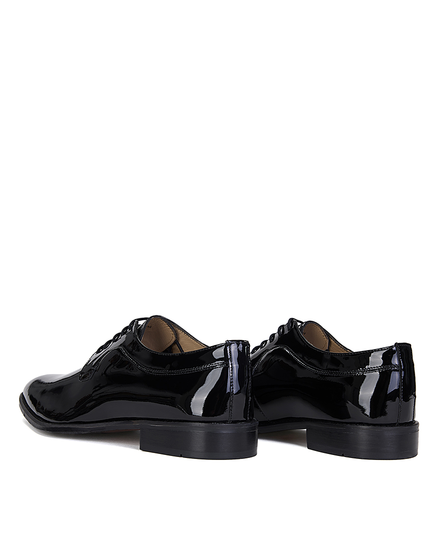 Kaiser Hoff Ανδρικό Δερμάτινο Oxford Μαύρο φωτογραφία