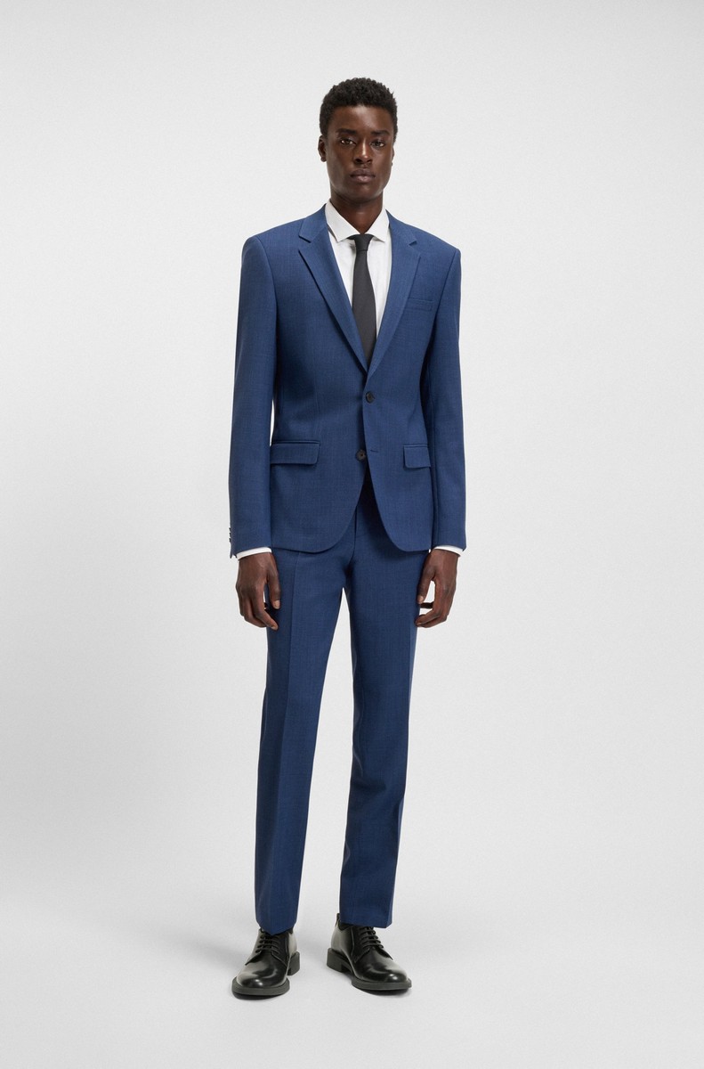 Hugo Ανδρικά Derby Παπούτσια από Δέρμα με Logo Detail φωτογραφία