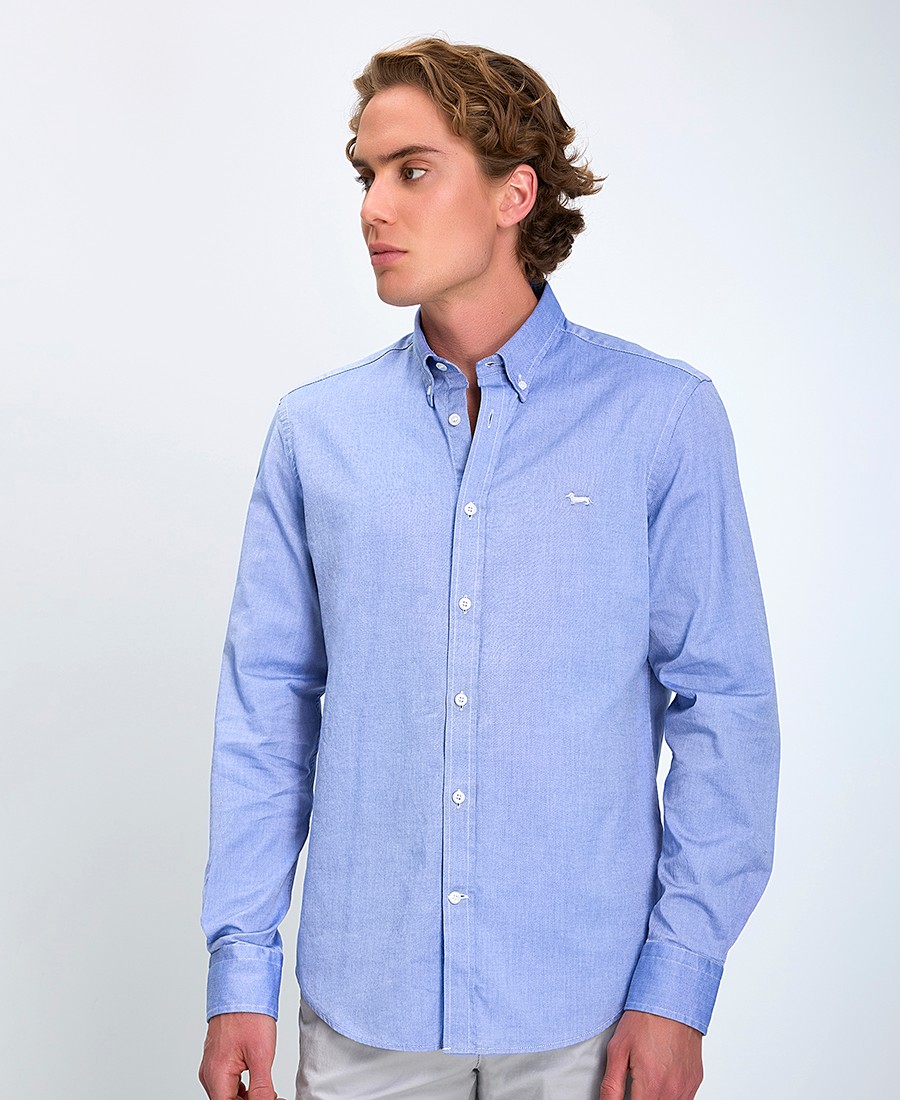 Harmont & Blaine Ανδρικό Πουκάμισο Regular Fit Βαμβακερό Μονόχρωμο