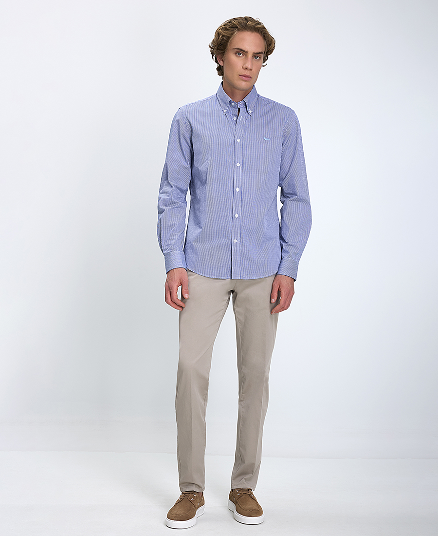 Harmont & Blaine Ανδρικό Πουκάμισο Regular Fit Βαμβακερό Ριγέ φωτογραφία