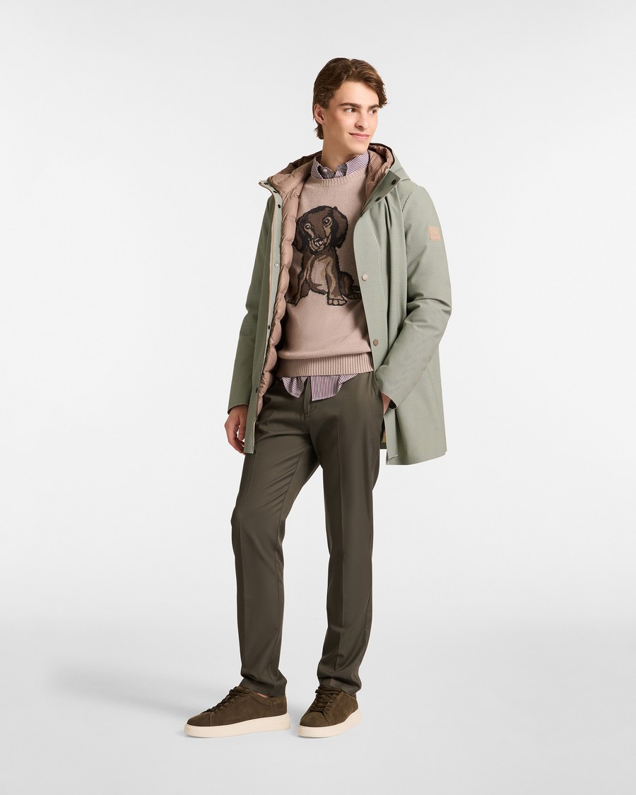 Harmont&Blaine Ανδρικό Πουκάμισο Regular Fit Με Ρίγες Και Κεντημένο Dachshund Sport φωτογραφία