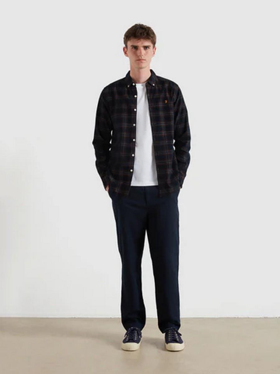 Farah Ανδρικό Πουκάμισο Καρό Organic Cotton Regular Fit φωτογραφία