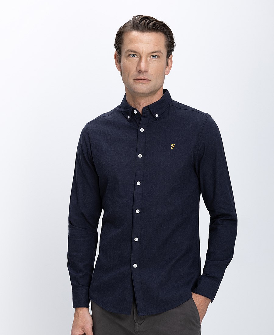 Farah Ανδρικό Πουκάμισο Από Οργανικό Βαμβάκι