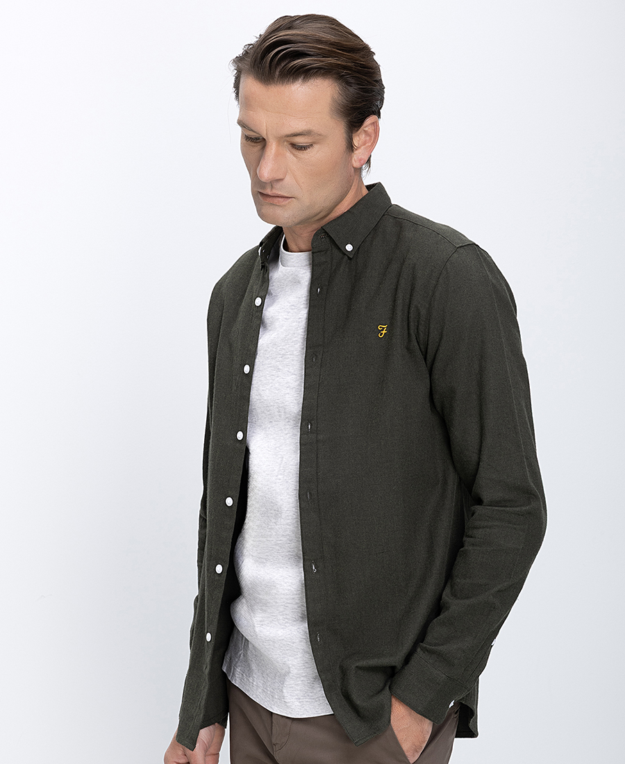 Farah Ανδρικό Πουκάμισο Από Οργανικό Βαμβάκι