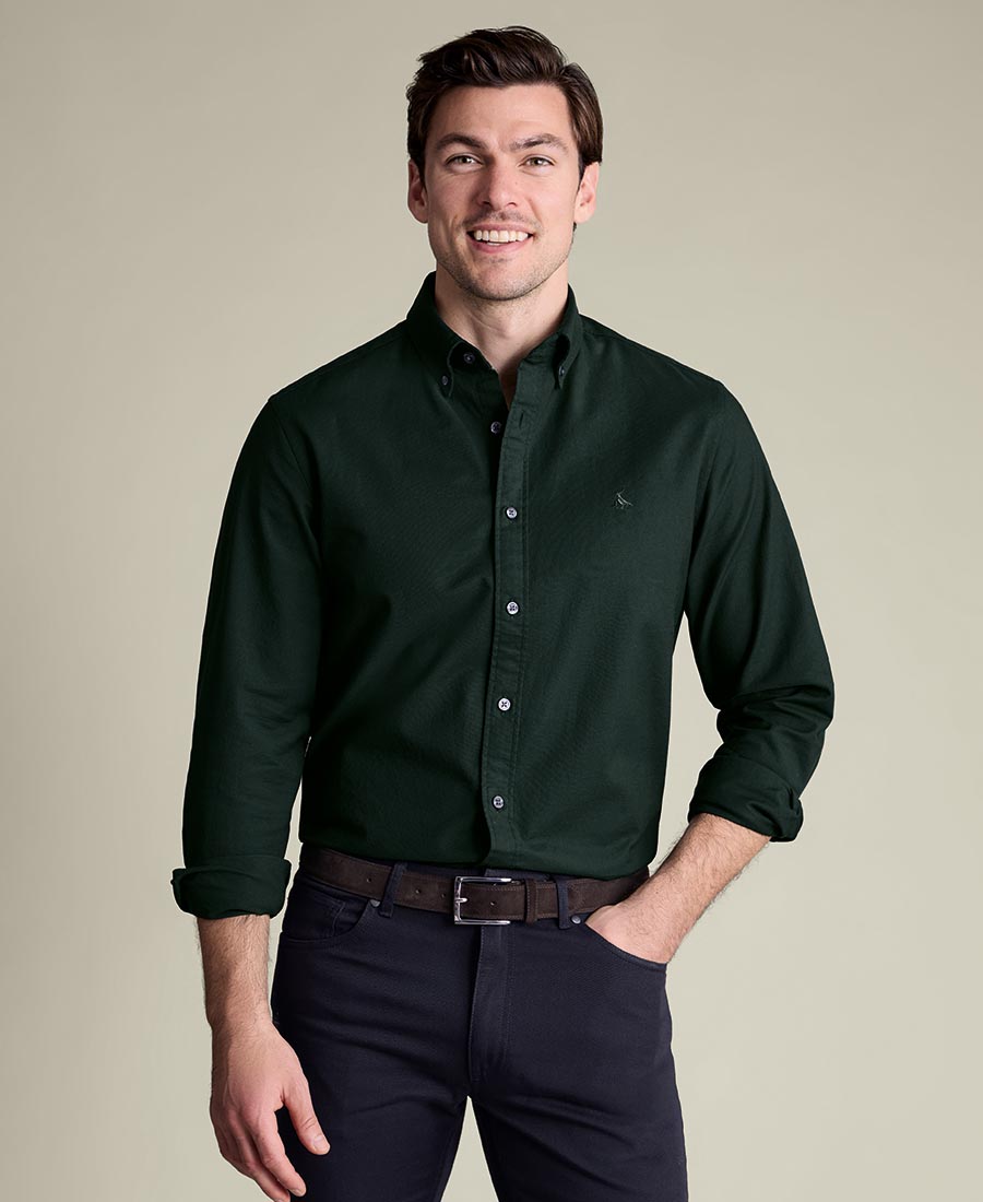 Charles Tyrwhitt Ανδρικό Βαμβακερό Πουκάμισο Oxford φωτογραφία
