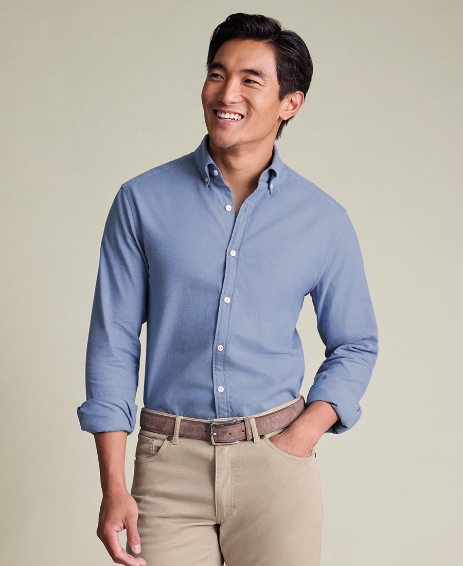 Charles Tyrwhitt Ανδρικό Βαμβακερό Πουκάμισο Oxford