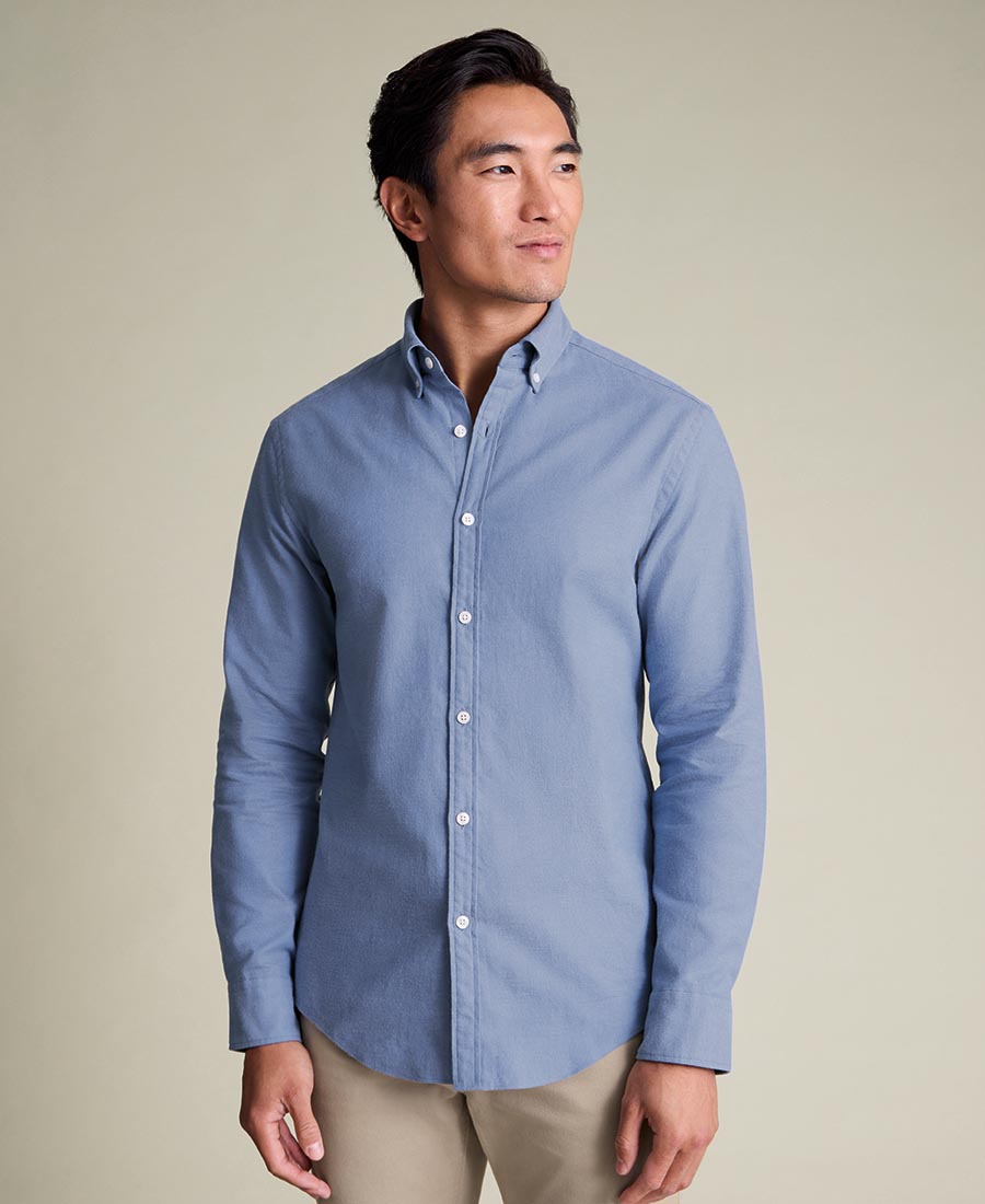Charles Tyrwhitt Ανδρικό Βαμβακερό Πουκάμισο Oxford φωτογραφία