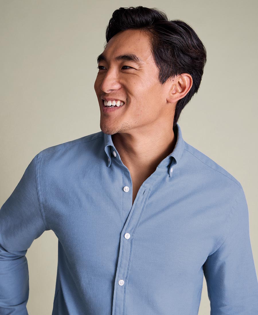 Charles Tyrwhitt Ανδρικό Βαμβακερό Πουκάμισο Oxford φωτογραφία