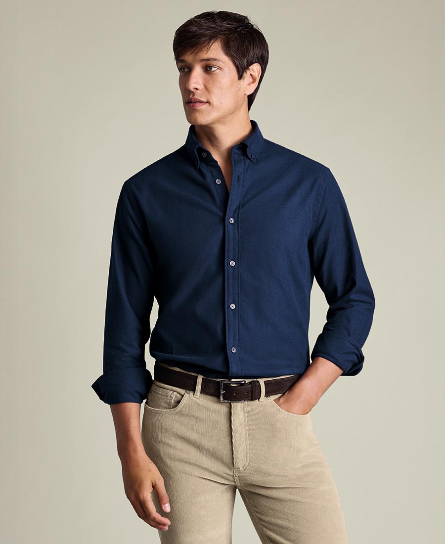 Charles Tyrwhitt Ανδρικό Βαμβακερό Πουκάμισο Oxford φωτογραφία
