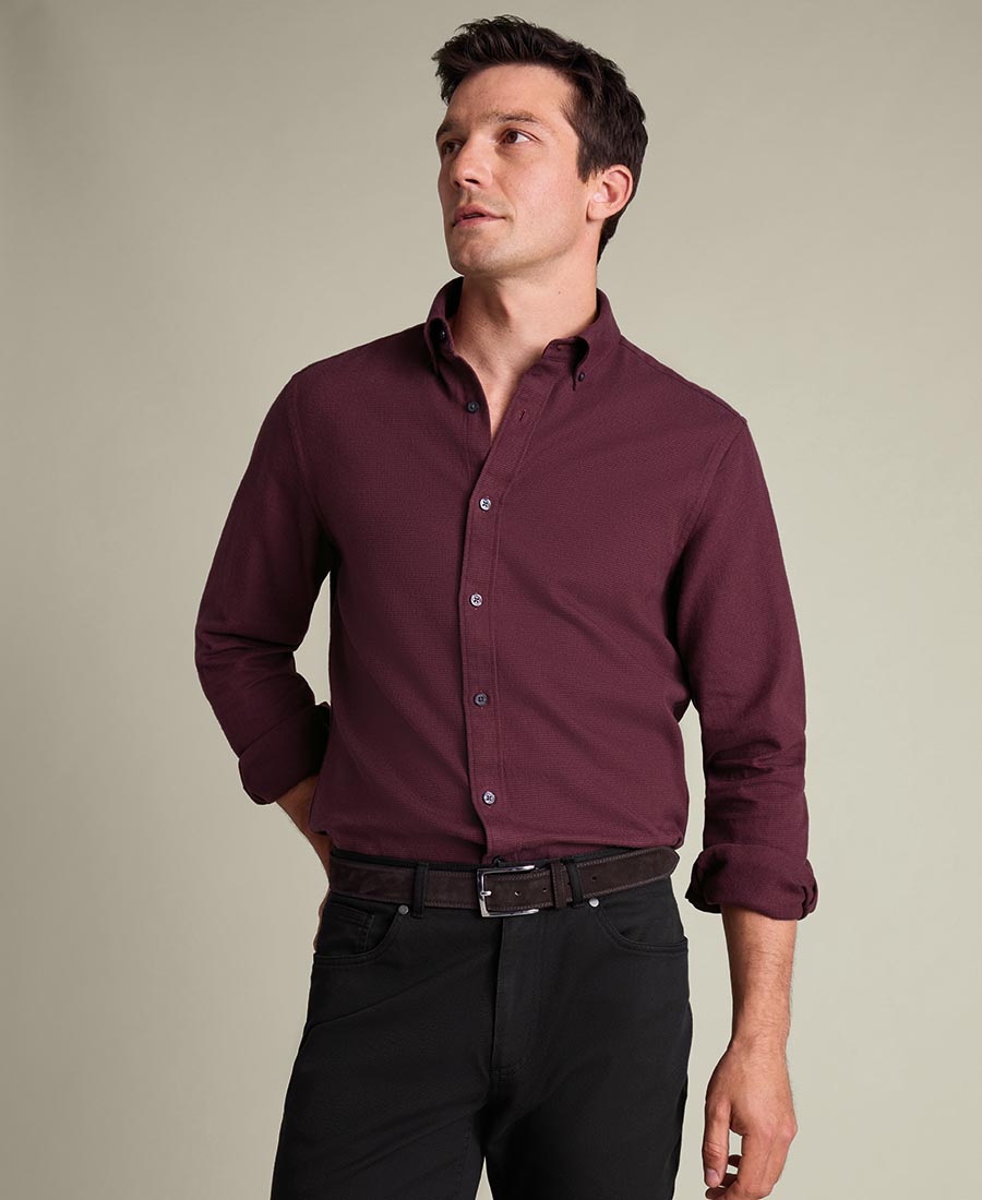 Charles Tyrwhitt Ανδρικό Βαμβακερό Πουκάμισο Oxford