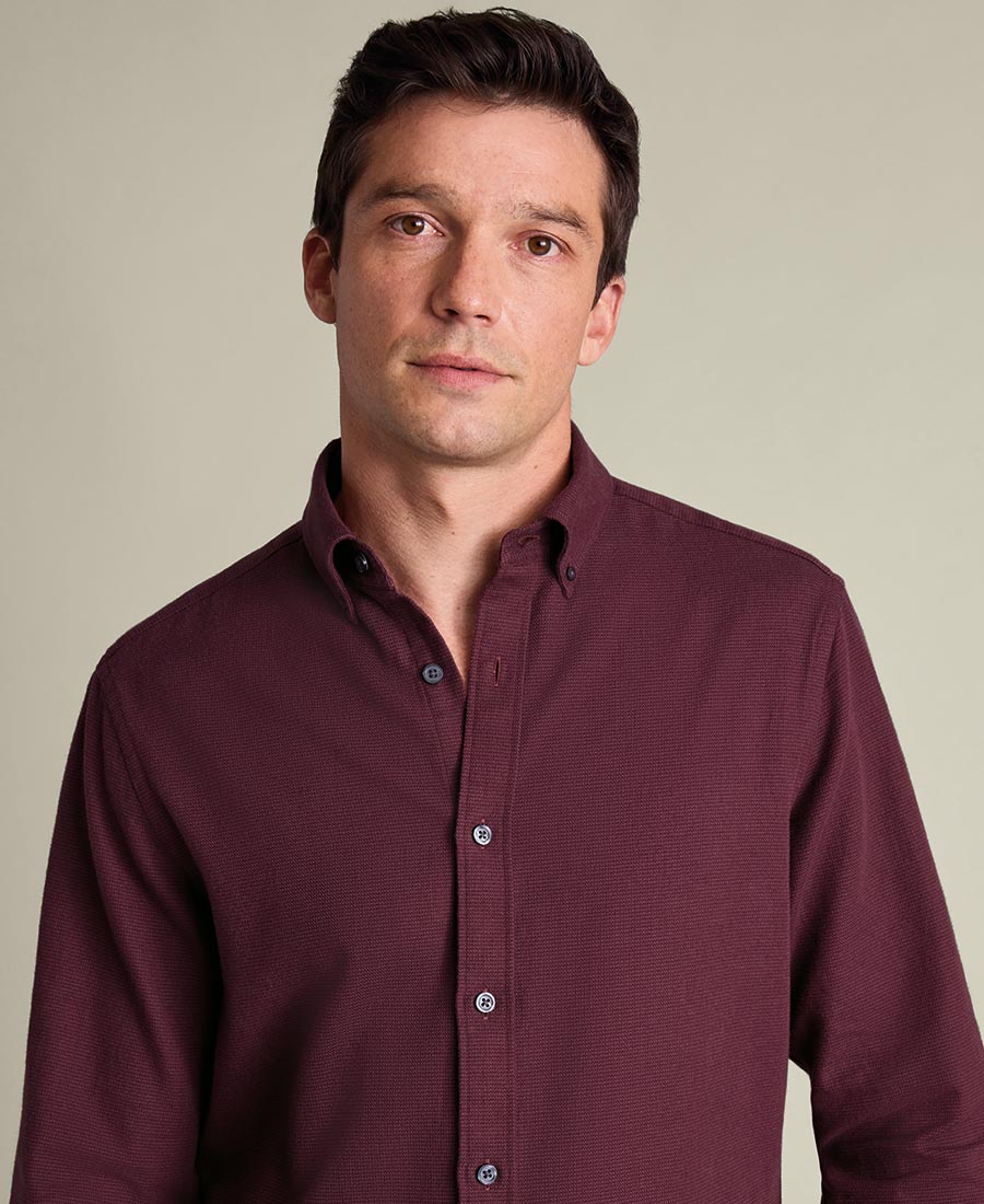 Charles Tyrwhitt Ανδρικό Βαμβακερό Πουκάμισο Oxford φωτογραφία