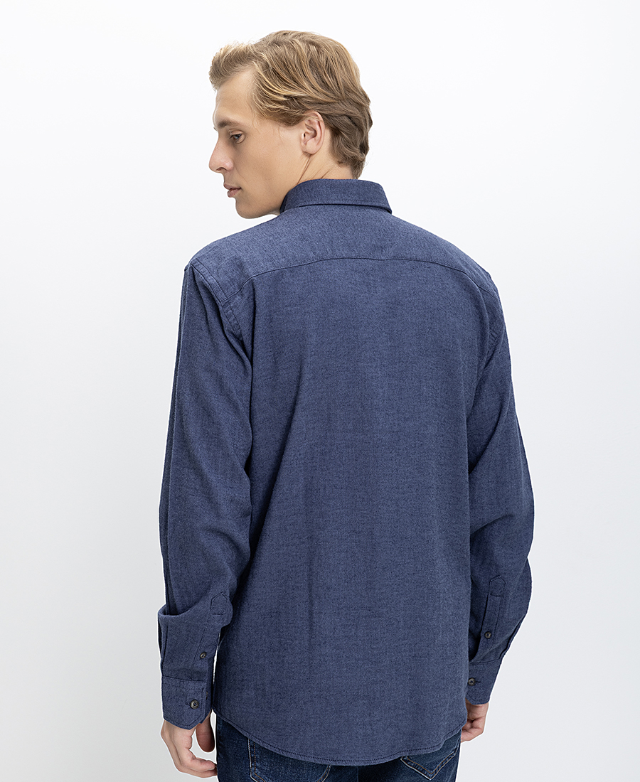 Ανδρικό Πουκάμισο Regular Fit Βαμβακερό φωτογραφία