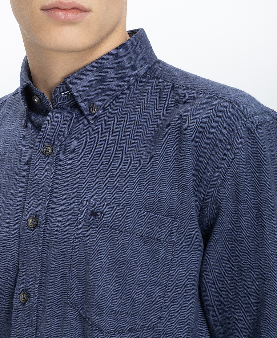 Ανδρικό Πουκάμισο Regular Fit Βαμβακερό φωτογραφία