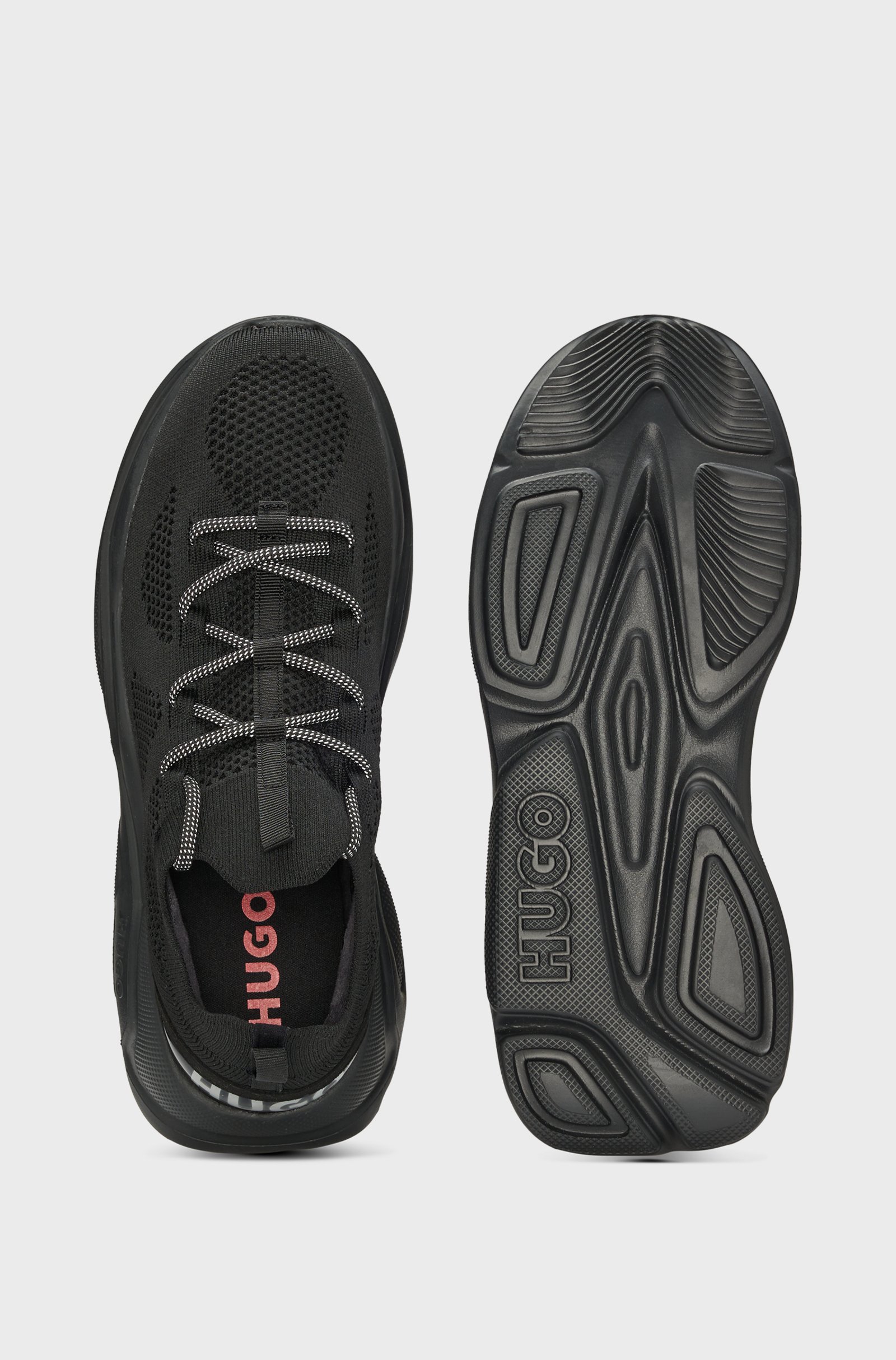 Hugo Ανδρικά Sneakers με Πλεκτό Επάνω Μέρος και Bubble Logo φωτογραφία